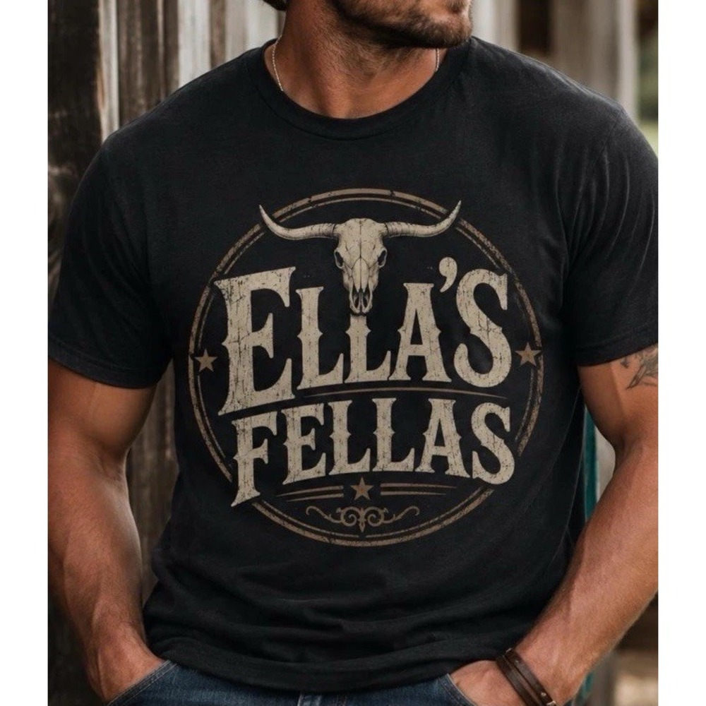 Ella Fella Ella Langley T-shirt Adult Unisex Black 3XL